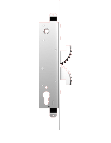 Security lock for aluminium frames - 4000