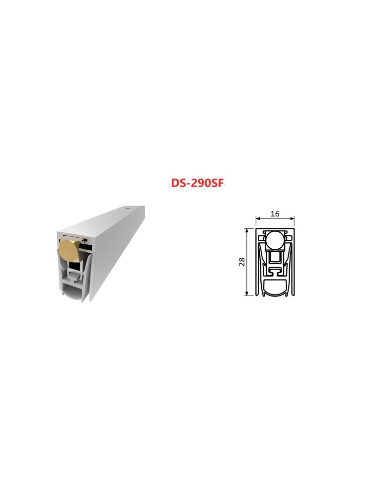 Fireproof automatic drop seal