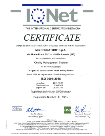 Πιστοποίηση ISO 9001:2015