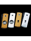 Decorative escutcheons for lock TESIO