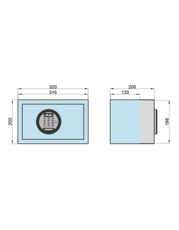 Combination Lock electric furniture safe