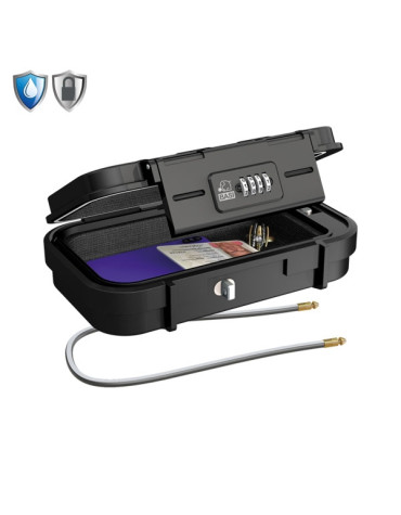 Portable Safe with a Combination Lock