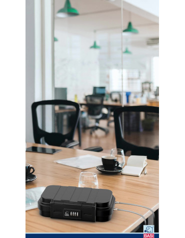 Portable Safe with a Combination Lock