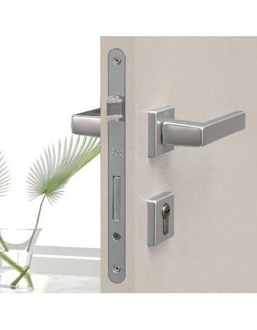 Lock for entrance door with oval forend- AGB