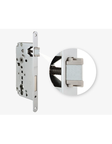 Lock for entrance door with square forend- AGB