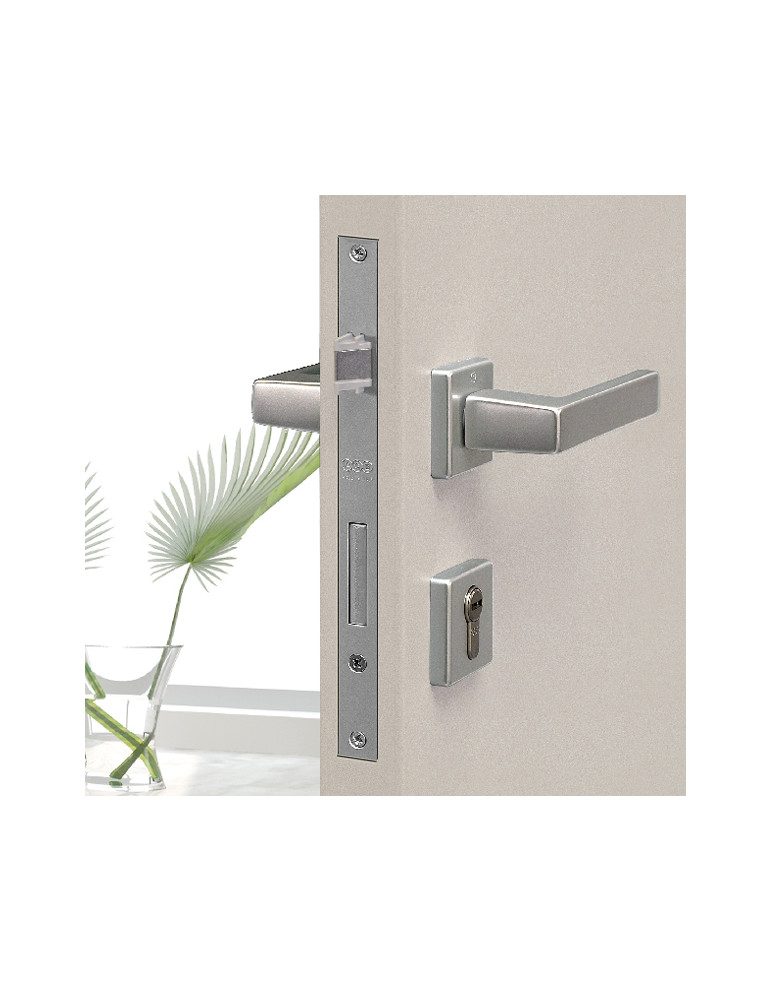 Lock for entrance door with square forend- AGB