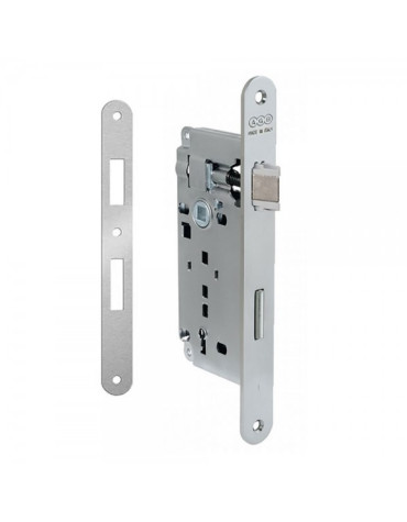 Lock for internal door with oval forend - AGB