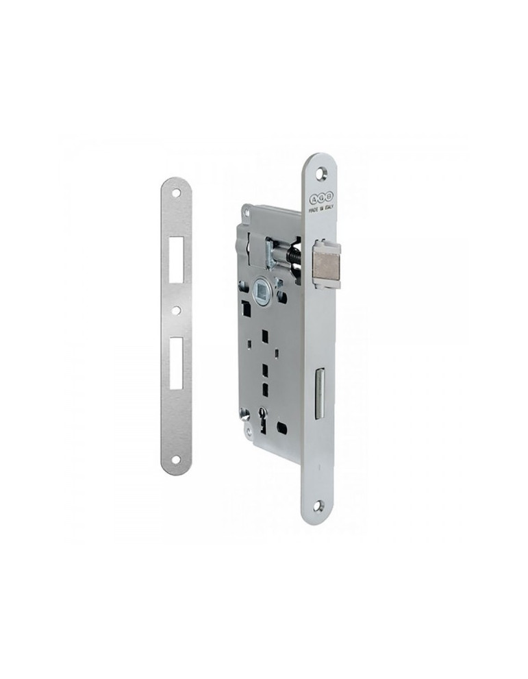 Lock for internal door with oval forend - AGB