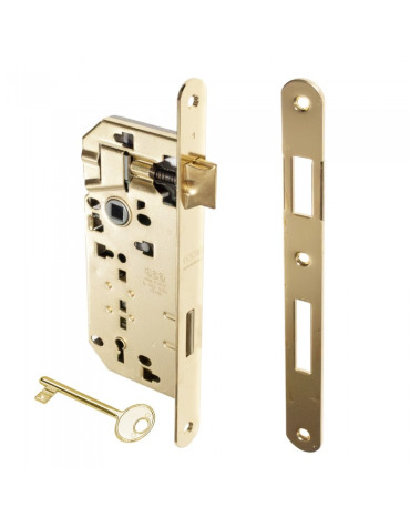 Lock for internal door with oval forend - AGB