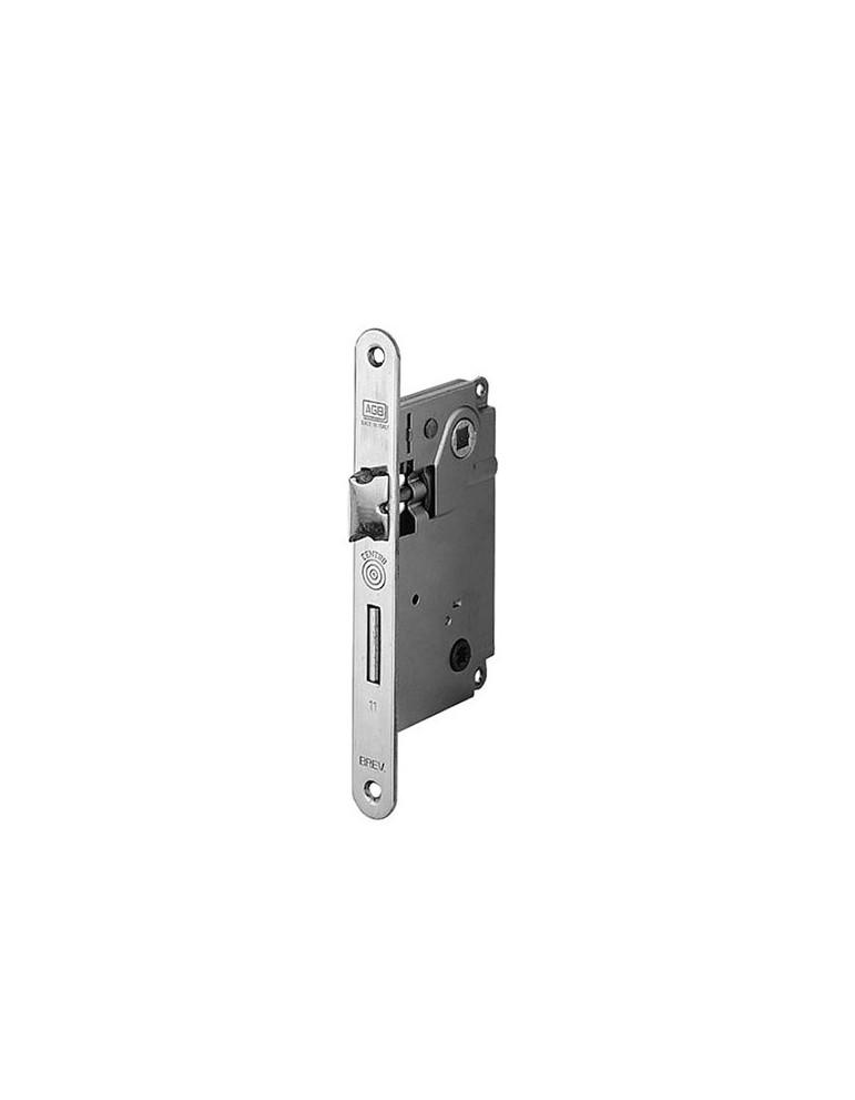 Lock CENTRO for WC door with oval forend - AGB
