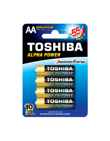 TOSHIBA Alpha Power Αλκαλικές Μπαταρίες AA 1.5V