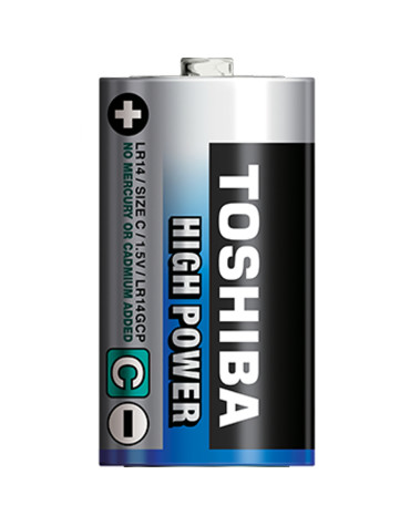 TOSHIBA Alcaline batteries LR14 1.5V