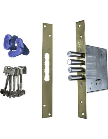 Additional lock for wooden door - SECUREMME